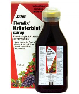 Floradix Kräuterblut szirup vassal és vitaminokkal 250 ml