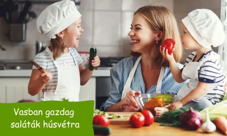 vasban gazdag saláták húsvétra