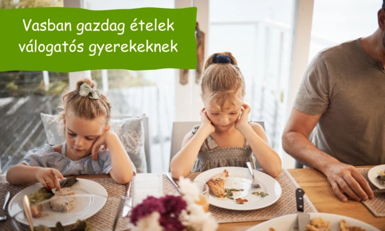 vasban gazdag ételek