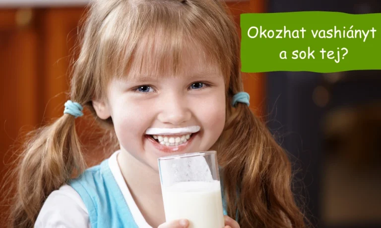 Vas és tej - okozhat vashiányt a sok tej?